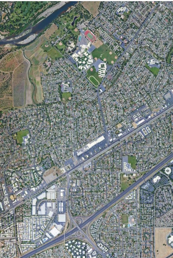 Rancho Cordova Map - Source: Google Earth