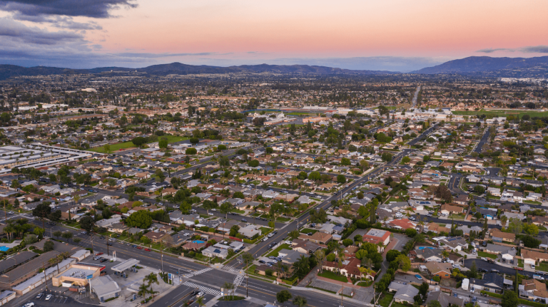 Cityscape of Placentia