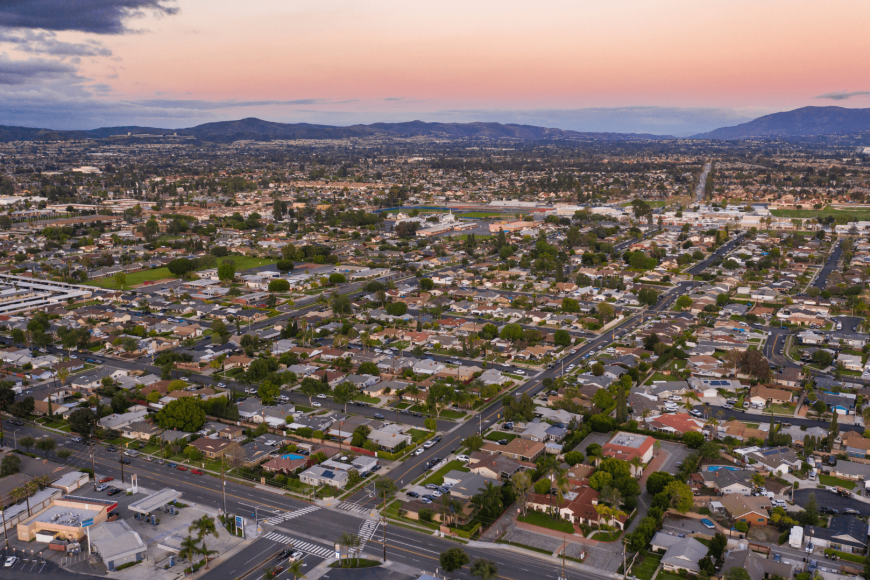 Cityscape of Placentia