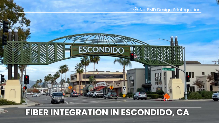 NetPMD delivering active fiber network integration in Escondido, California, USA