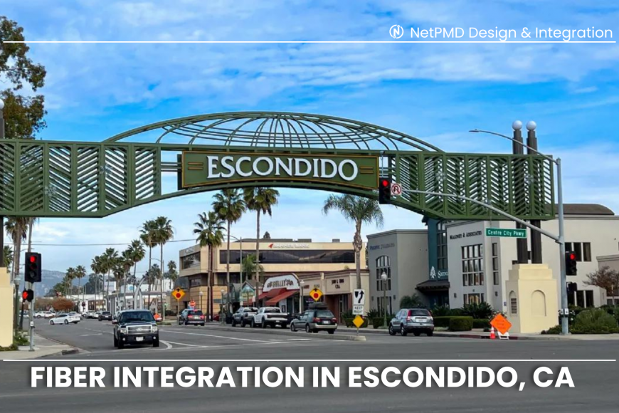 NetPMD delivering active fiber network integration in Escondido, California, USA