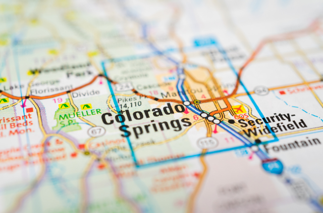 Colorado Springs map